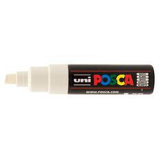 Uni Posca Marker 8.0mm Chisel White