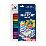Crayola Fine Point Markers 12 Pack