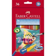 Faber-Castell Watercolour Pencils Multi-Coloured 36 Pack