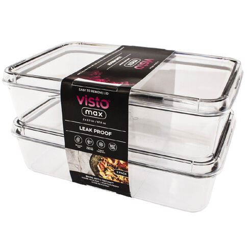 Visto Max Tritan 2 Pack Clear 2.3L