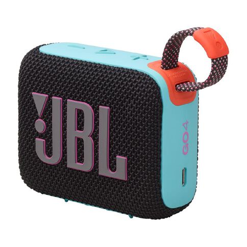 JBL Go 4 Ultra Portable Bluetooth Speaker Black Orange