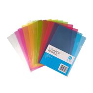 WS L-Shaped Pockets 12 Pack Assorted A4