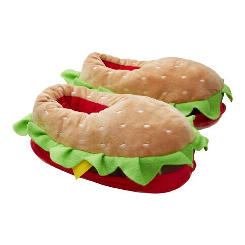 H&H Men's Hamburger Slippers