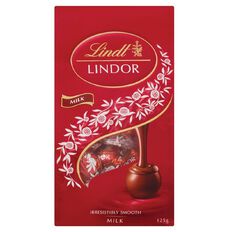 Lindt Lindor Milk Pralines Pouch 125g