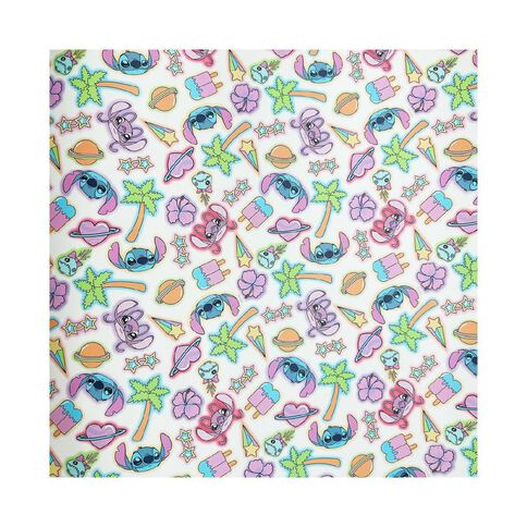 Stitch Book Covering 45cm x 1m Pink