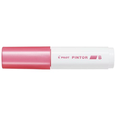Pilot Pintor Marker Chisel Metallic Broad 8.0mm Tip Pink