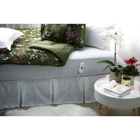 Living & Co Tie Down Electric Blanket - 150cm x 155cm Queen