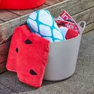 Living & Co Round Flexi Tub Grey 16L