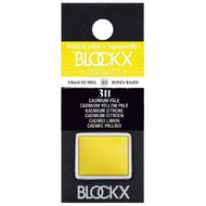 BLOCKX Watercolour Half Pan S3 311 Pale Cadmium Yellow