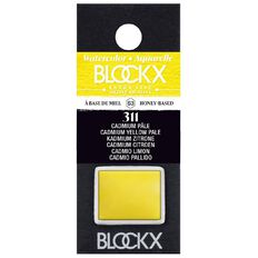 BLOCKX Watercolour Half Pan S3 311 Pale Cadmium Yellow