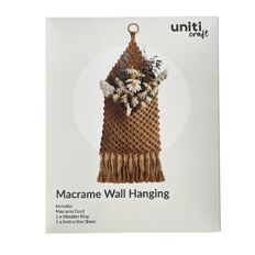 Uniti Craft Adults Macrame Wall Haning