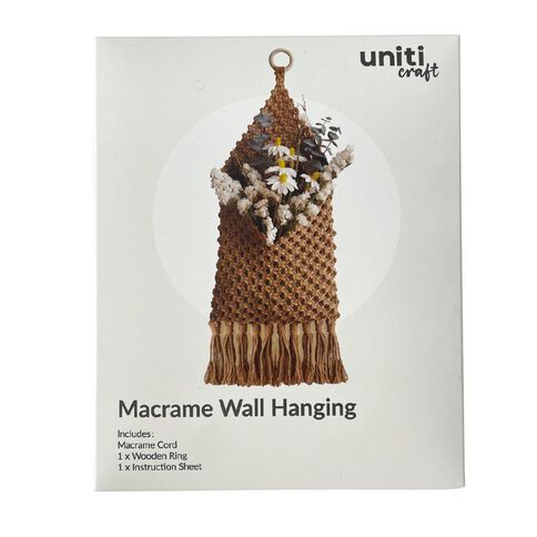 Uniti Craft Adults Macrame Wall Haning