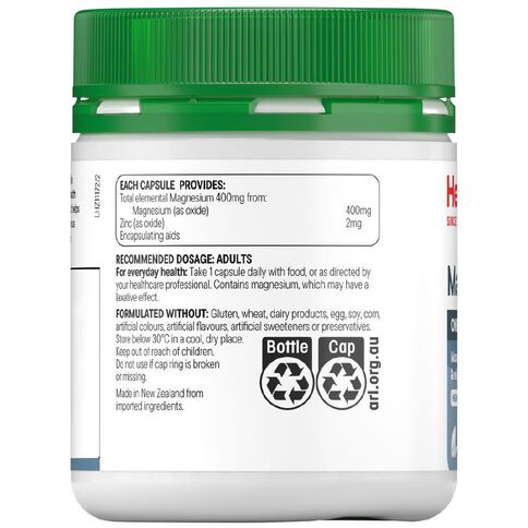 Healtheries Magnesium High Strength 400mg 120