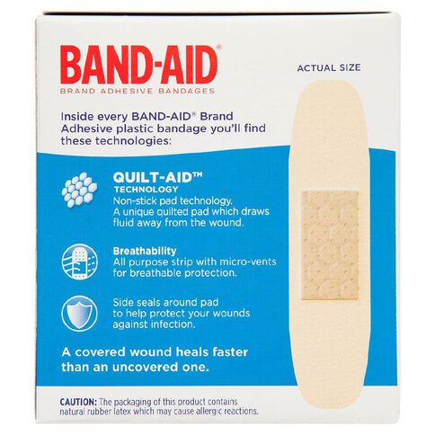 Band Aid Plaster Strips 50 Pack