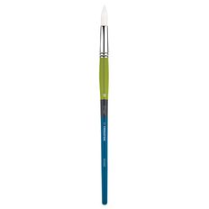 Princeton Snap Brush Long Handle Taklon Round 12 White