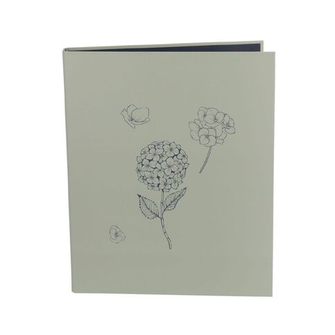 Uniti Adults Hydrangea A4 Ring Binder Uniti Adults Hydrangea A4 Ring Binder
