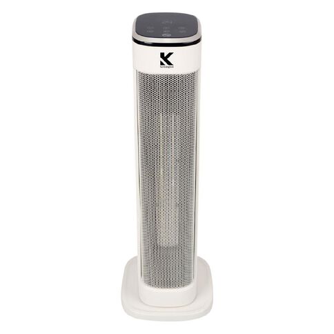 Kensington Digital Ceramic Tower Heater 60cm White