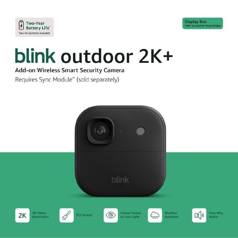 Blink Outdoor 2K+ Add-On Camera Black
