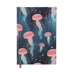 Uniti Jelly Fish Hardback Notebook Blue