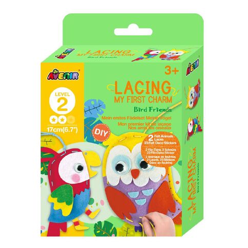 Avenir Lacing My First Charm Animal Friends Assorted