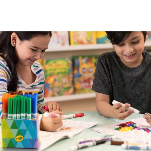 Crayola 32 Pack Classic Ultra-Clean Washable Broadline Marker Deskpack