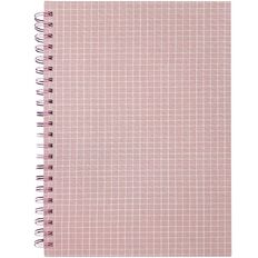 Uniti Hardcover Material Spiral Check Notebook A4