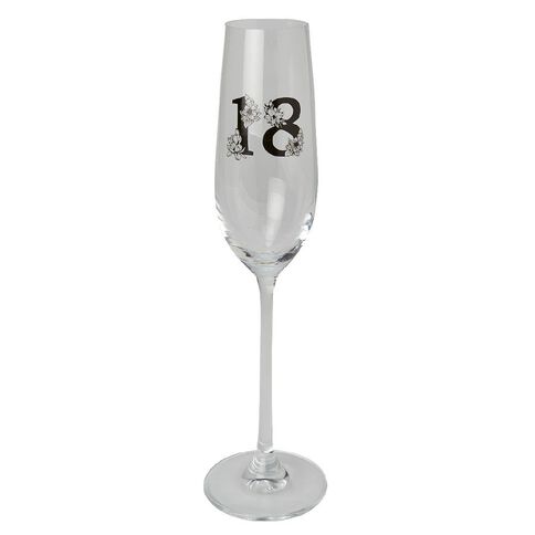 Party Inc 18th Champagne Flute 250ml