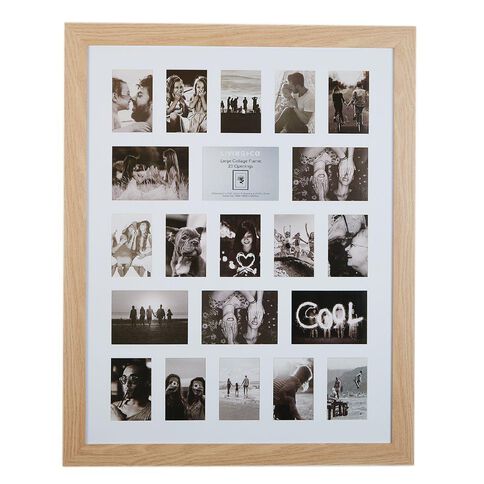 Living & Co Large Collage Frame 21 Opening Natural