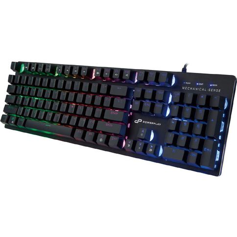 PowerPlay E-Blue Mechanical-Sense Gaming Keyboard Black