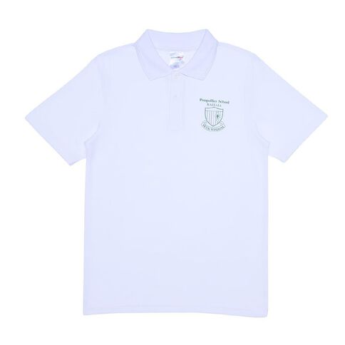 Schooltex Pompallier Short Sleeve Polo with Transfer