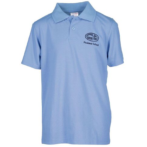 Schooltex Poukawa Short Sleeve Polo with Embroidery