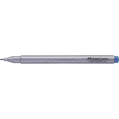 Faber-Castell Grip Finepen 0.4mm Helio Blue Mid