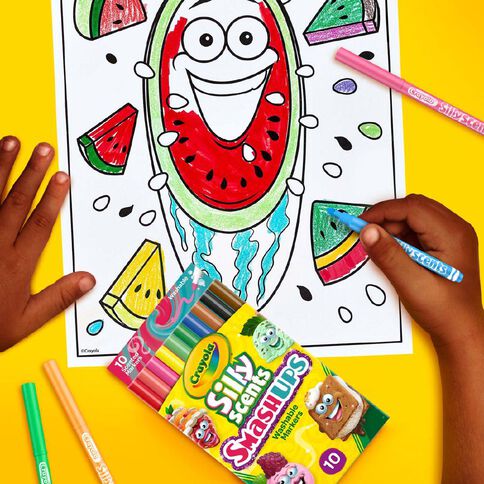 Crayola Smash Ups Slim Markers 10 Pack