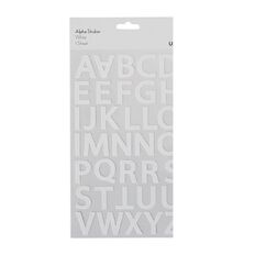 Uniti Foil Alpha Stickers White White