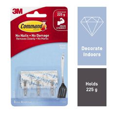 Command Utensil Hooks with Strips Small