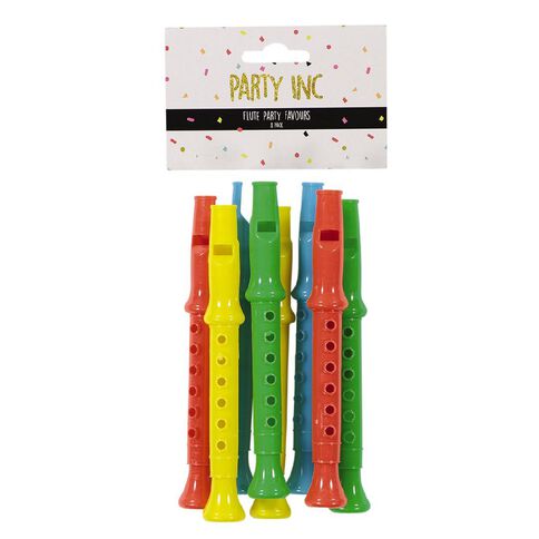 Party Inc Flute Party Favours 8 Pack