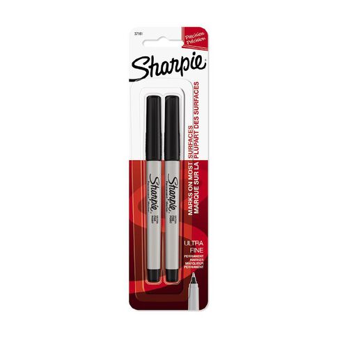 Sharpie Ultrafine Black 2 Pack