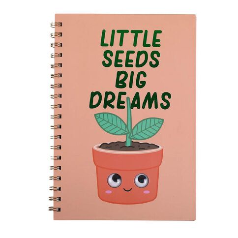 Uniti Kids Plant Power Dream Spiral Notebook