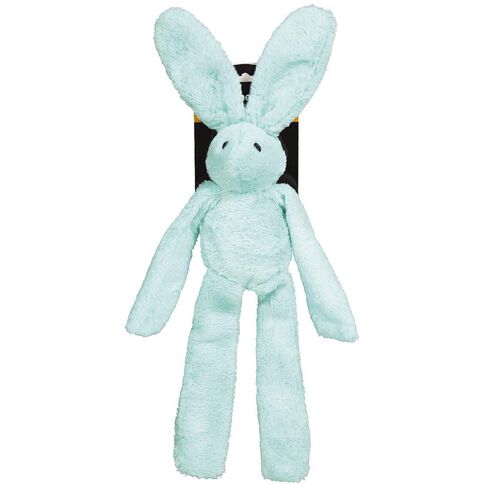 Petzone Rabbit Plush Dog Toy Blue Light