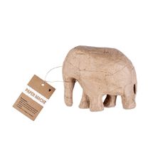 Paper Mache Elephant Big 1pc Little Bird