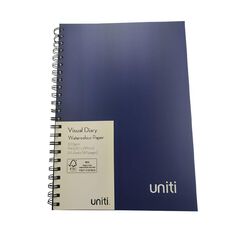 Uniti Visual Diary Spiral 300gsm 20 Sheet A4