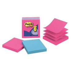 Post-It Pop-Up Notes 76mm x 76mm Jaipur Collection 3 Pack Blue