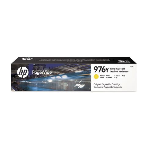 HP 976Y Yellow Original PageWide Cartridge (13000 Pages)
