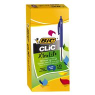Bic Clic Pens 2000 10 Pack Blue Mid