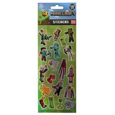Minecraft Stickers Holographic 3 Pack