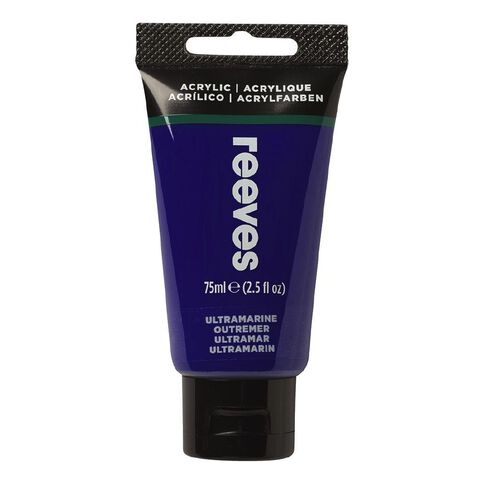 Reeves Fine Acrylic Paint Ultramarine 340 75ml
