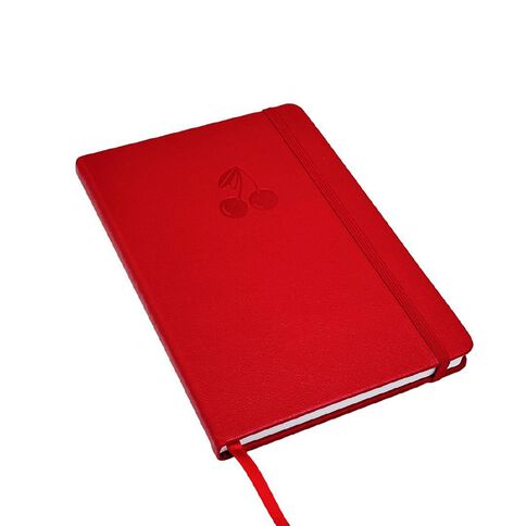 Uniti Stationery Red Cherry A5 Notebook