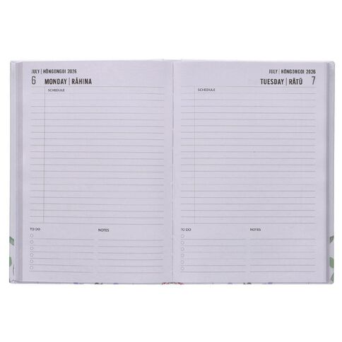 WS 2026 Diary A5 Day to Page Bloom