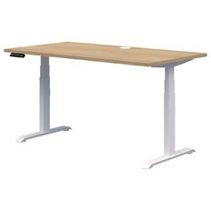 Rapid Premium Electric Desk 1800 x 800 White