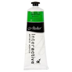Atelier S2 Acrylic Paint Permanent Light Green 80ml